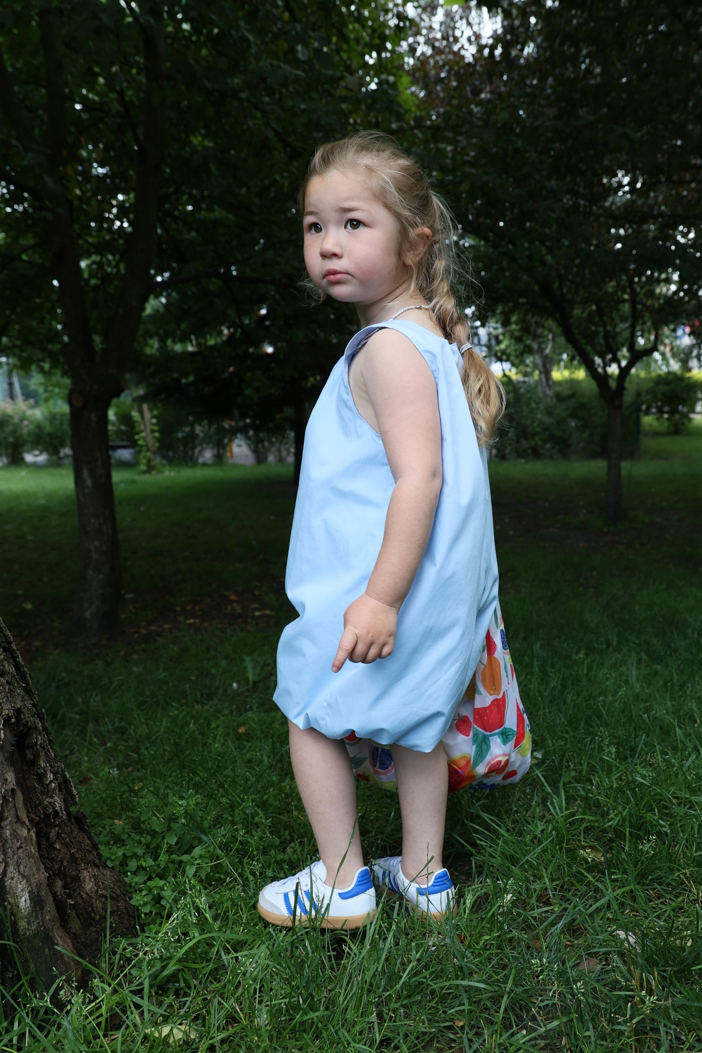 Комбінезон-метелик блакитний